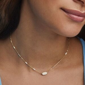 Kendra Scott Fern Pendant Necklace in Rose Gold